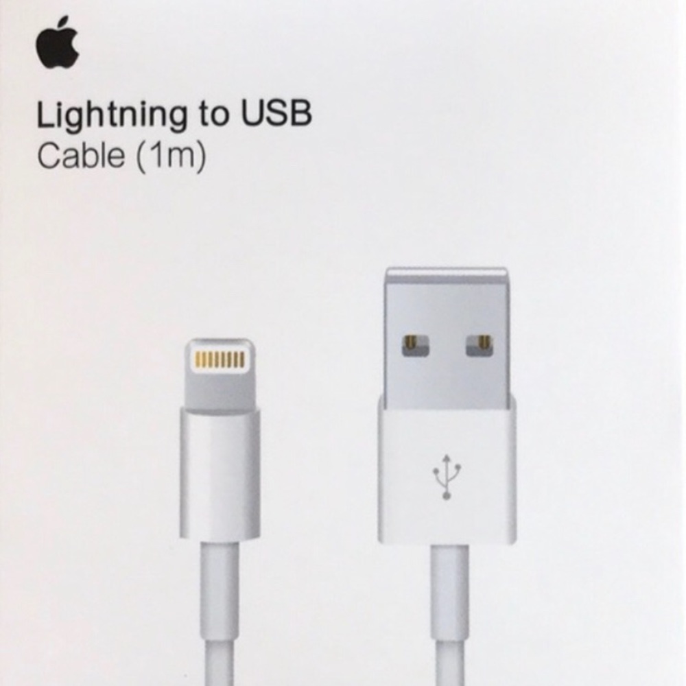 Apple iPhone Charger Cable 1m Lightning to USB